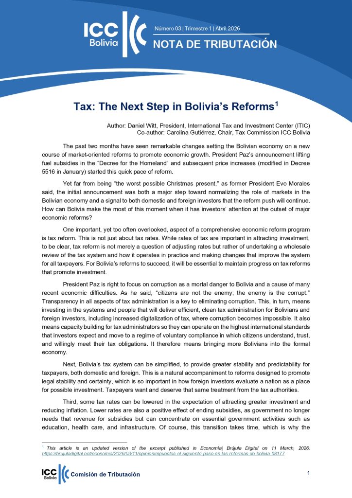 “Auditoría externa y devolución impositiva en Bolivia: riesgos, límites y pautas para la reglamentación del artículo 21 del Decreto Supremo 25465”